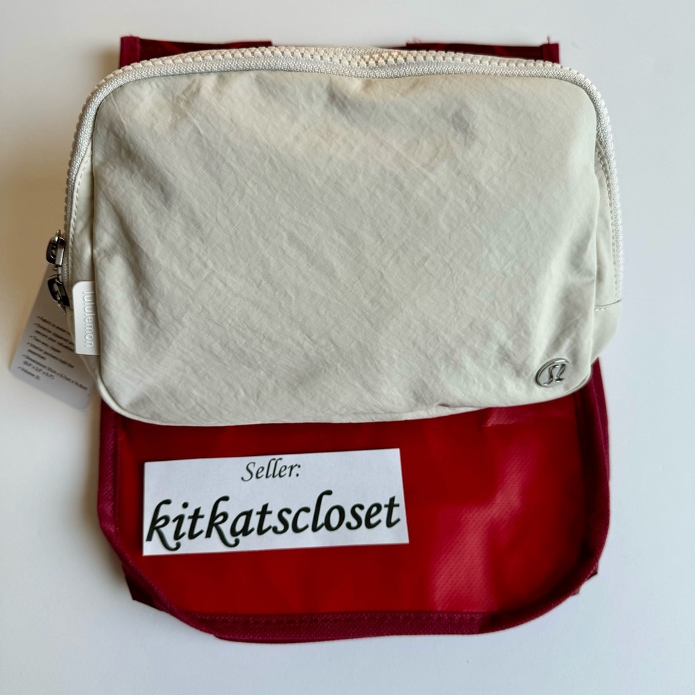 🆕 2L WHITE OPAL - NWT LARGE lululemon everywhere belt bag EBB